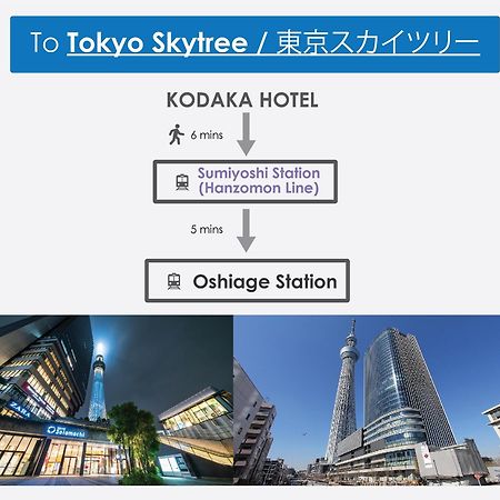 Kodaka Hotel Tokyo Esterno foto